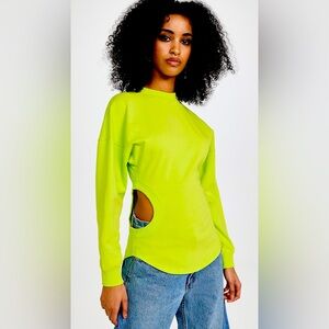 Brat Girl Summer Awake mode cutout sweatshirt